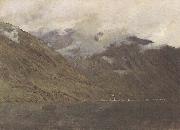 Levitan, Isaak The Comer lake china oil painting artist